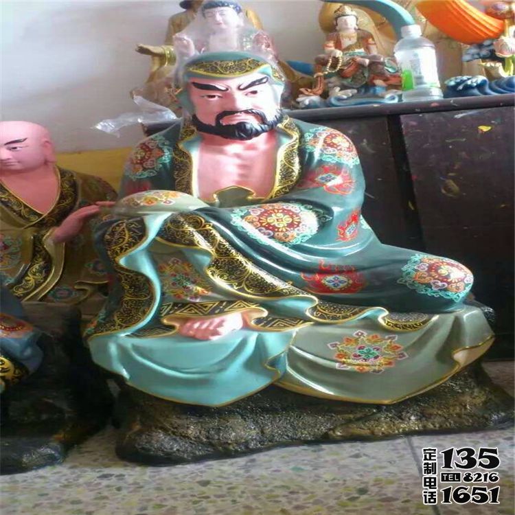 玻璃鋼彩繪寺廟景區(qū)供奉佛像十八羅漢雕塑 玻璃鋼彩繪寺廟景區(qū)供奉佛像十八羅漢雕塑