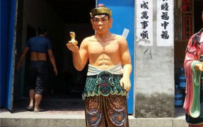 比沙門天王玻璃鋼彩繪32應身神像