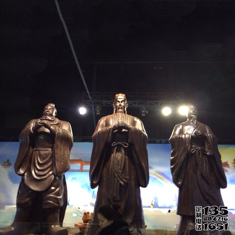 玻璃鋼仿銅景區大型關公雕塑 玻璃鋼仿銅景區大型關公雕塑
